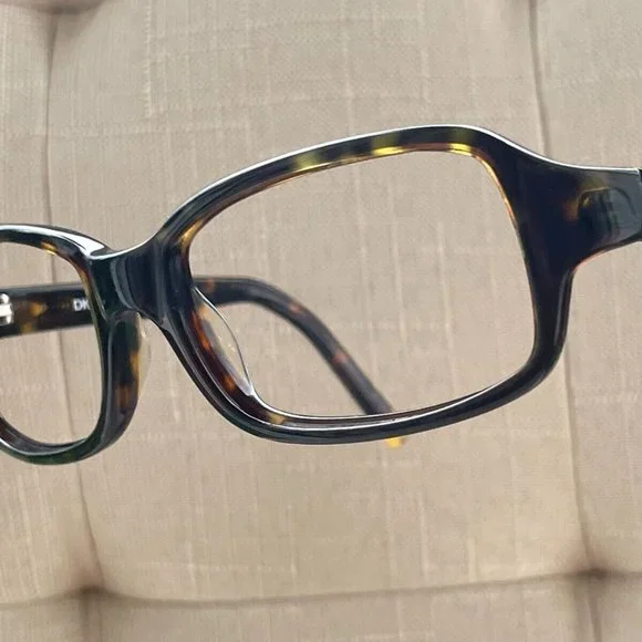 Vintage DKNY Women Eyeglasses Frame Brown Tortoise DY4007 53[]18 130 Glasses - Picture 2 of 11
